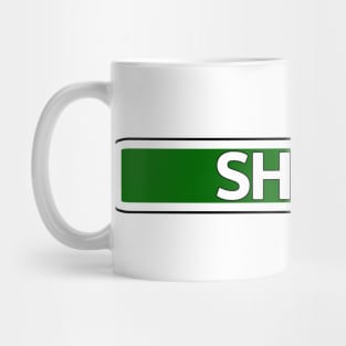 Shy St Street Sign Mug